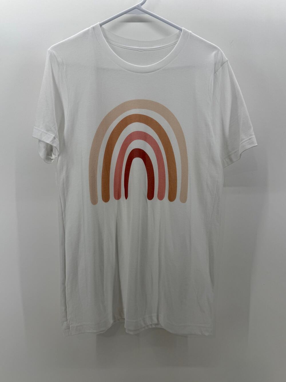 Womens Soft Rainbow Graphic T-Shirt